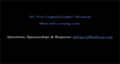 Desktop Screenshot of mrnewenglandleather.org